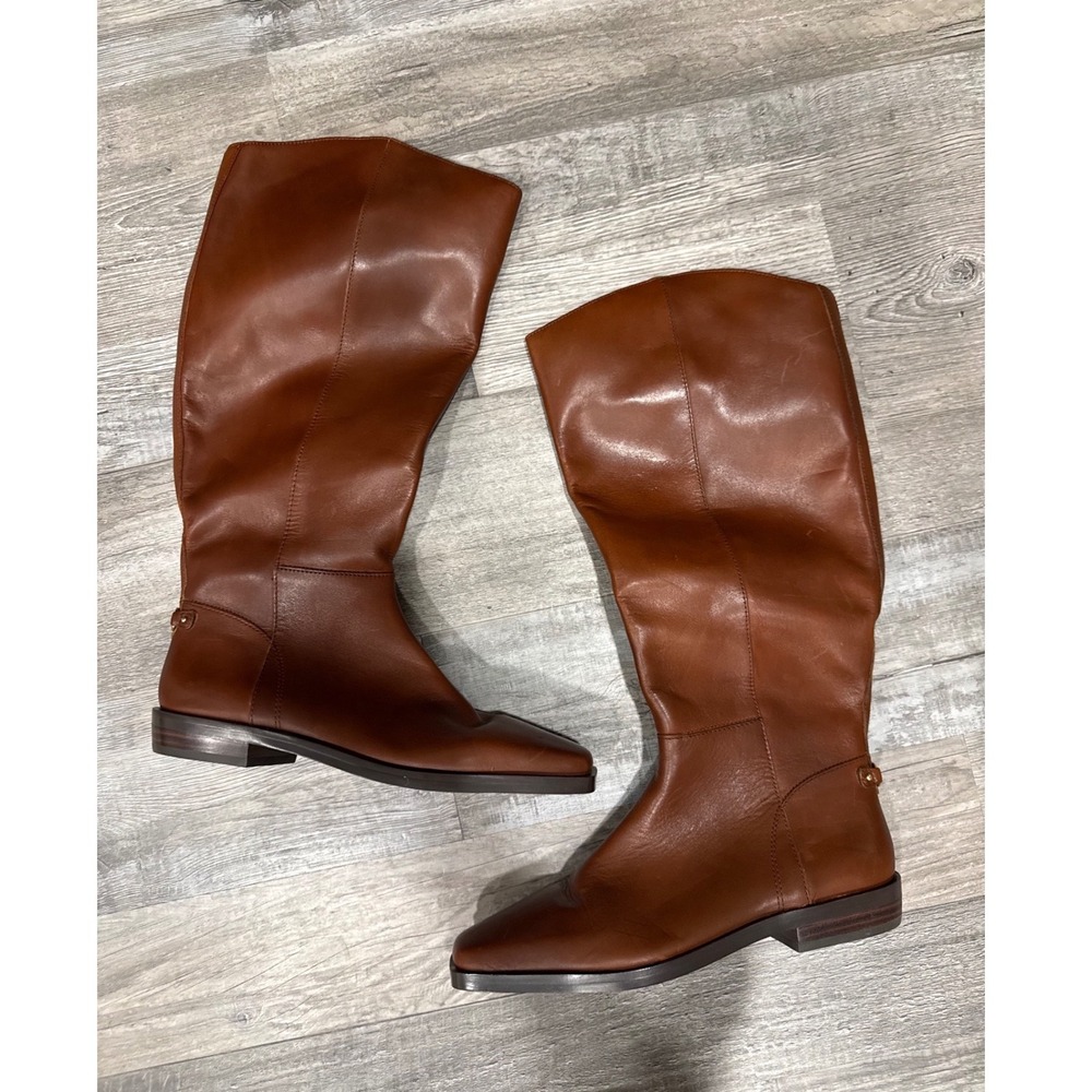Sam Edelman Cesar Wide Calf
Riding Boot Brown Square Toe Size 7 New - Picture 2 of 9